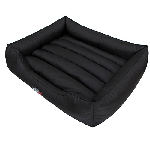 Hobbydog CORCZA2 Hundebett Hundesofa Hundekorb Tierbett Comfort, XXL, 108 x 88 cm, schwarz von Hobbydog