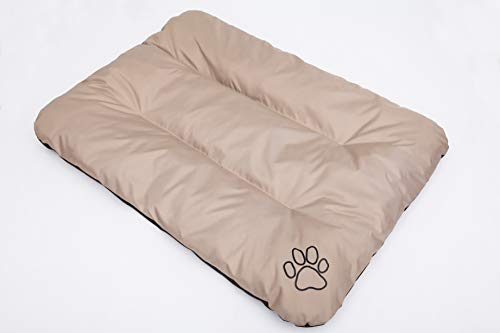 Hobbydog R1 ECOBEZ5 Hundebett ECO Schlafplatz Ruheplatz Hundematratze Hundekissen, 90 x 60 cm, L, beige von Hobbydog