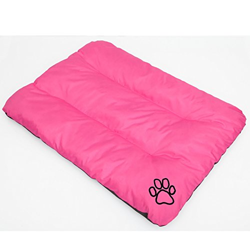 Hobbydog R1 ECOROZ2 Hundebett ECO Schlafplatz Ruheplatz Hundematratze Hundekissen, 90 x 60 cm, L, rosa von Hobbydog