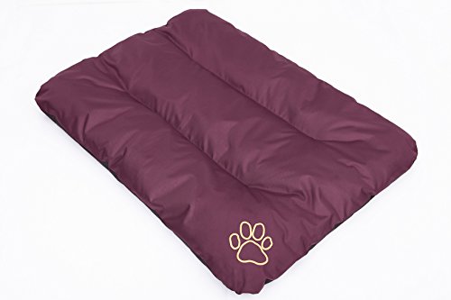 Hobbydog R2 ECOBOR1 Hundebett ECO Schlafplatz Ruheplatz Hundematratze Hundekissen, 100 x 70 cm, XL, Burgund von Hobbydog