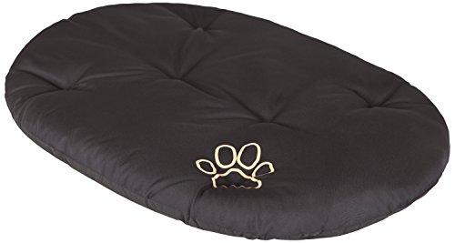 Hobbydog R6PODCZA5 Hundebett Hundesofa Hundekorb Tierbett Kissen, Größe 75 x 58 cm, schwarz von Hobbydog