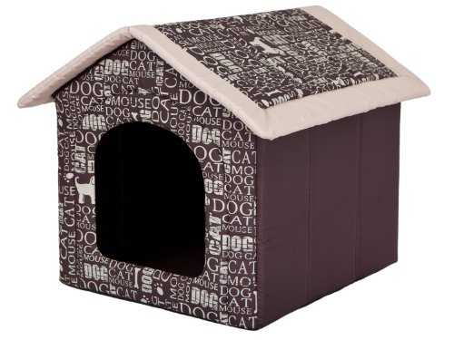 HobbyDog Hundehöhle Wörter Katzenhöhle Hundehütte Hundebett Katzenbett S-XL (L 52x46cm) von Hobbydog
