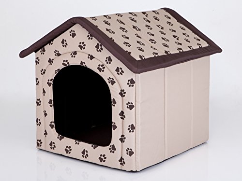 HobbyDog Hundehütte, Größe 4, 60x55cm, aushaltbares Codurastoff, waschbar bei 30 ° C, Beständigkeit gegen Kratzer, EU-Produkt von Hobbydog