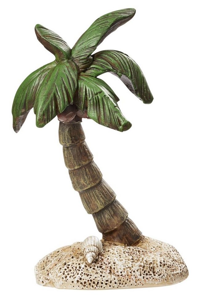 HobbyFun Dekofigur Kokos-Palme mit Muschel 10cm von HobbyFun