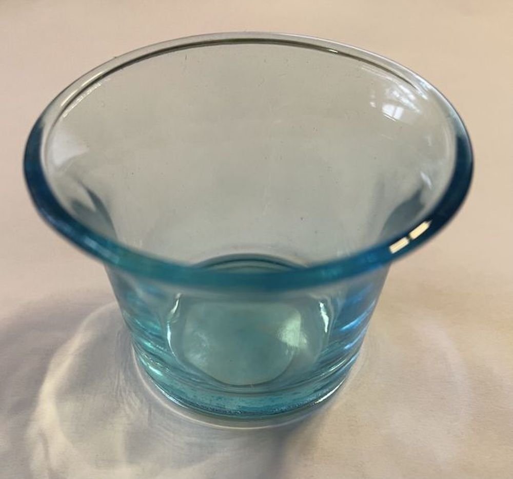 HobbyFun Kugelkerze Teelichtglas gebogen 6,5 x 4,5 cm 1 Stck. von HobbyFun