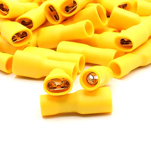 25x Flachsteckhülsen weiblich gelb 4,0-6,0 mm² Steckbreite 6,3mm Vollisoliert PVC Steckverbinder Kabelsteckschuhe Kabelschuhe Verbinder aus Messing verzinnt 25x Flachsteckhülsen weiblich gelb 4,0-6,0 mm² Steckbreite 6,3mm Vollisoliert PVC Steckverbinder Kabelsteckschuhe Kabelschuhe Verbinder aus Messing verzinnt von HobbyPower24