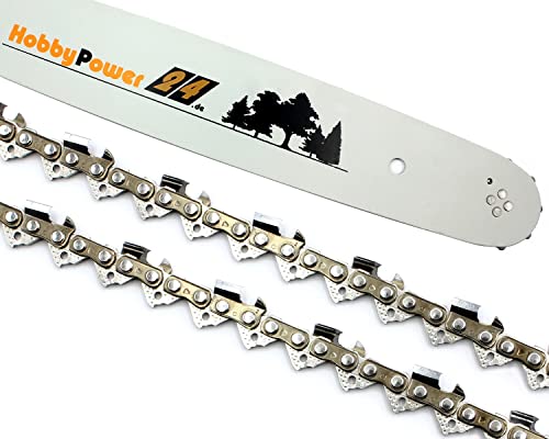 2x Sägekette + Schwert 45cm Halbmeißel 3/8" 62 1,3mm passend Stihl MS 210 211 230 231 von HobbyPower24