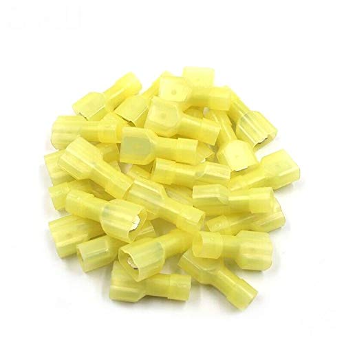 50x Flachstecker männlich gelb 4-6 mm² Steckbreite 6,3mm Vollisolierte Steckverbinder Kabelschuhe Verbinder Stecker 50x Flachstecker männlich gelb 4-6 mm² Steckbreite 6,3mm Vollisolierte Steckverbinder Kabelschuhe Verbinder Stecker von HobbyPower24