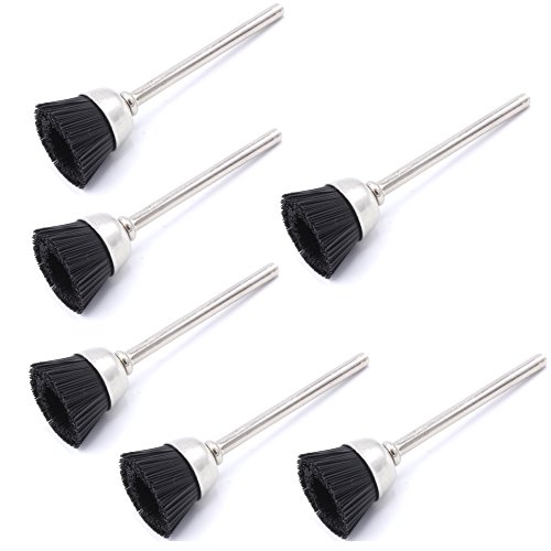 6x Nylon Topfbürsten Polierbürsten Borstenbürste Reinigungsbürsten 15mm Kompatibel für Proxxon Dremel von HobbyPower24