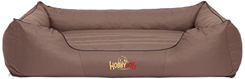 HobbyDog Hundesofa Verschiedeneund Farben Cordura Comfort, XXXL - 140 x 115 x 25 cm, HellBraun von Hobbydog