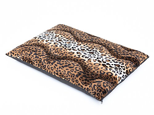 Hobbydog XL MELGEP1 Dog Mattress Elite XL 74X60 cm Cheetah, XL, Brown, 1.4 kg von Hobbydog