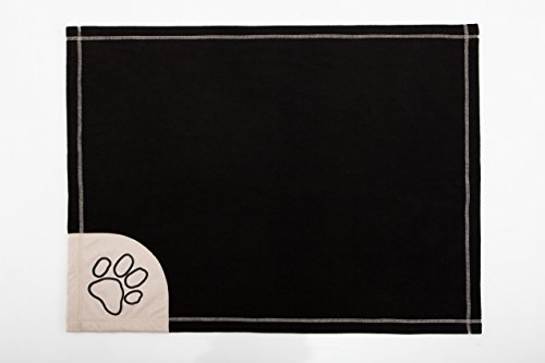 Hobbydog 140 KOCCZA4 Blanket 140X100 cm Black, L, Black, 600 g von Hobbydog