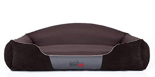 Hobbydog Hundebett Krone Kord, Hundesofa, Hundekorb, XL, XXL, TOP QUALITÄT (XXL) von Hobbydog