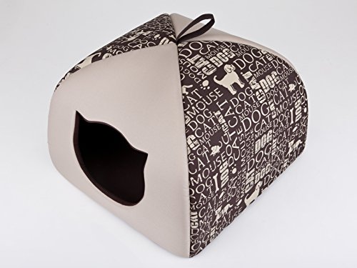 Hobbydog R1 IGLNAP3 Katzenbett Igloo R1 37X37 cm Subtitles, S, Multicolored, 1.6 kg von Hobbydog