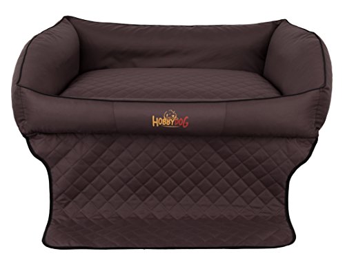 Hobbydog R2 ROTCBR2 Royal Trunk Das Lager/Bett, Die Couch für einen Hund Zum Kofferraum, 100 x 80 cm, L, dunkel braun von Hobbydog