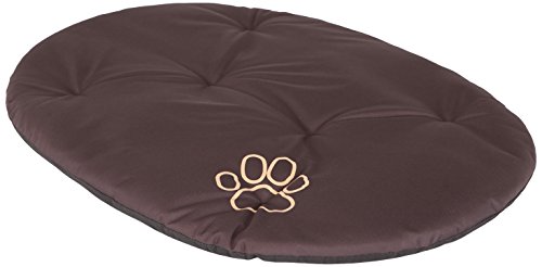 Hobbydog R6PODCBR2 Hundebett Hundesofa Hundekorb Tierbett Kissen, Größe 75 x 58 cm, Dunkelbraun von Hobbydog