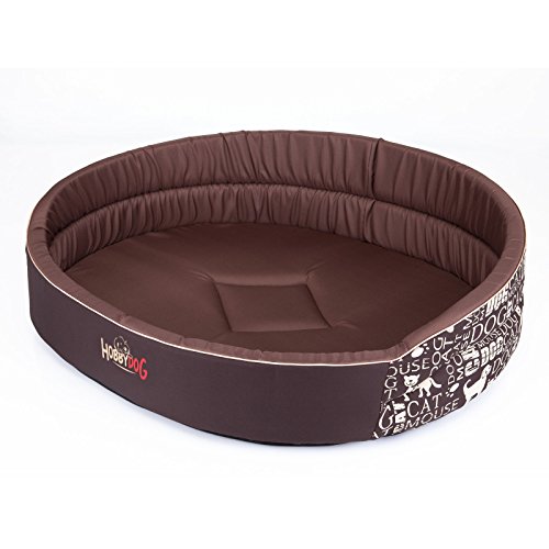 Hobbydog R9 PIANAP6 Schaumhundebett, Größe 9, 87X74cm, Aushaltbares Codurastoff, Beständigkeit Gegen Kratzer, Eu-Produkt, XXL, Brown, 2.1 kg von Hobbydog