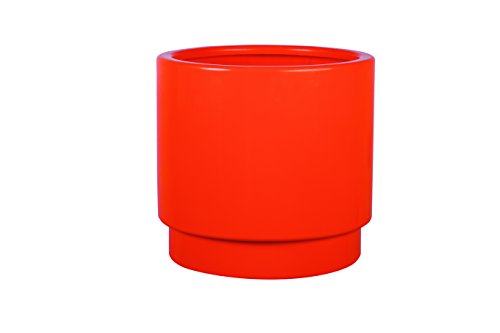 Hobby Flower Basic Plus – Pflanzgefäß rund mit Auto-riego System, 50 x 40 cm, Pumpkin Orange von Hobby Flower