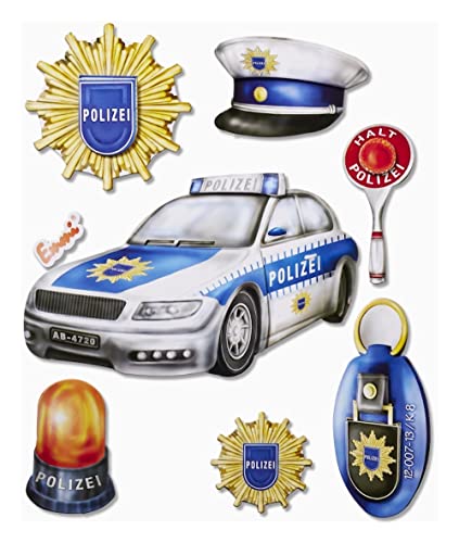 3D XXL-Sticker Polizei 3D XXL-Sticker Polizei von Hobbyfun