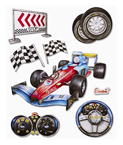 Hobbyfun 3D XXL Sticker Rennwagen Hobbyfun 3D XXL Sticker Rennwagen von Hobbyfun