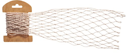 Fischernetzband, ca. 100 x 13 cm, Natur von Hobbyfun