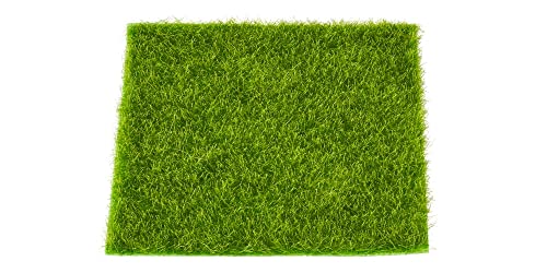 Gras-Matte 14x14cm Rasen Sommerdeko von Hobbyfun