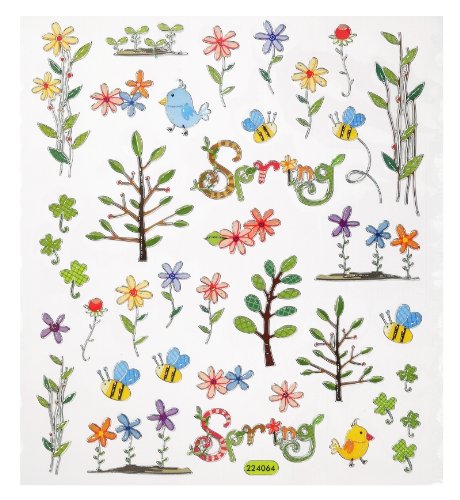Hobby Design Sticker * Blumen und Zweige Frühling Ostern * Aufkleber von Hobbyfun