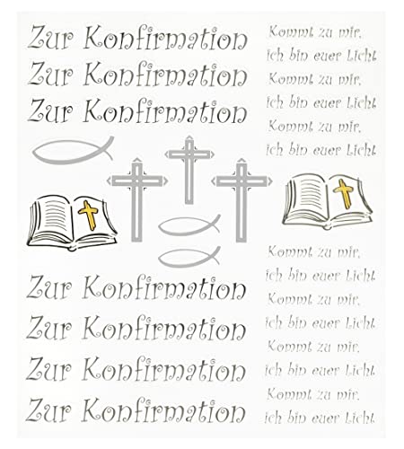 Hobby Design Sticker * Zur Konfirmation * Aufkleber von Hobbyfun