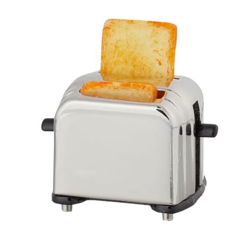 HobbyFun Miniatur Toaster 2,5x1,5x1,5cm Retro Toaster Puppenhaus Miniaturfigur Miniaturwelt Modellbau Spielzeug DIY Projekte HobbyFun Miniatur Toaster 2,5x1,5x1,5cm Retro Toaster Puppenhaus Miniaturfigur Miniaturwelt Modellbau Spielzeug DIY Projekte von Hobbyfun