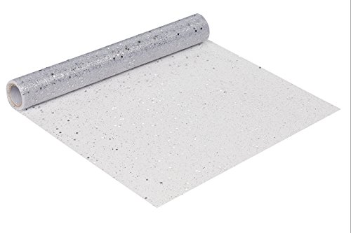 Hobbyfun Deko-Glimmer-Tüll, 29 cm x 15 m, Weiss von Hobbyfun