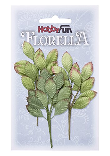 Hobbyfun Florella-Zweige II aus Maulbeer-Papier, ca. 10 cm, Btl. a 3 St. von Hobbyfun