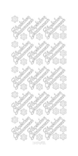 "Konturensticker ""Herzlichen Glückwunsch I"" gold-glänzend" von Hobbyfun