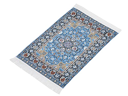 Miniatur-Teppich, 15x10cm, blau Hobbyfun von Hobbyfun