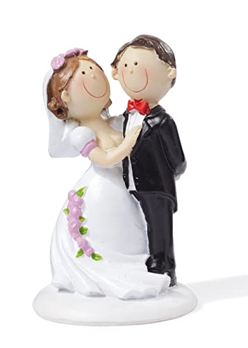 Tischdeko: Hochzeitspaar, 90 mm von Hobbyfun