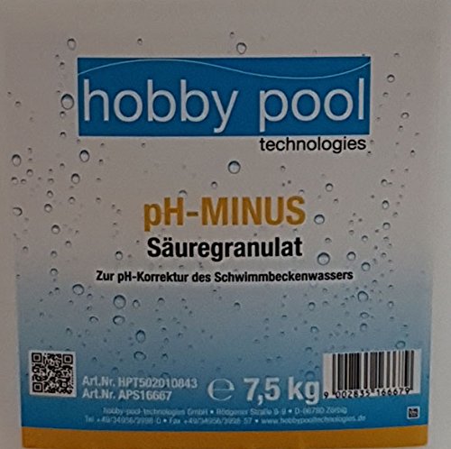 pH-Minus 7,5kg Eimer von HP von Hobbypool-mypool