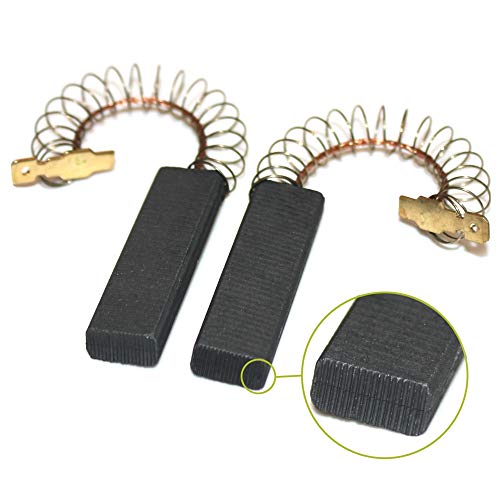 2x Kohlebürsten Kohlen Motorbürsten für Bosch Siemens Waschmaschine [ 5 x 12,5 x 36 mm ] 154740 00154740 von HobbyPower24