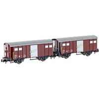 Hobbytrain H24251 N 2er-Set gedeckte Güterwagen K3 der SBB von Hobbytrain