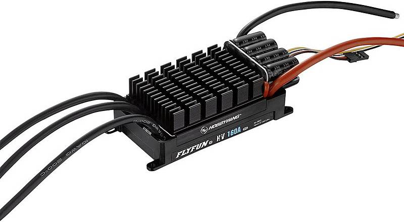 Hobbywing Fly Fun V5 160 A Modellbau Flugmodell Brushless Flugregler 200 A B-Ware von Hobbywing