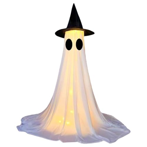 Hobngmuc Beleuchteter Geist, Dekoration für Zuhause, Hof, Festival, leuchtende Halloween-Dekoration für Rasen, Innenweg, Friedhof, Spukhaus, Garten, Terrasse Hobngmuc Beleuchteter Geist, Dekoration für Zuhause, Hof, Festival, leuchtende Halloween-Dekoration für Rasen, Innenweg, Friedhof, Spukhaus, Garten, Terrasse von Hobngmuc