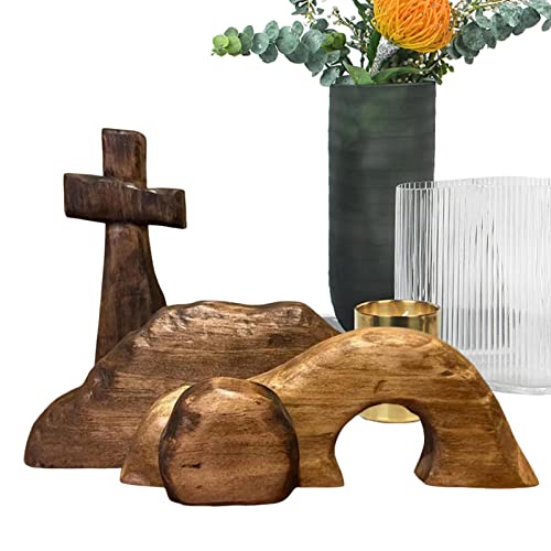 Hobngmuc Die Osterszene Mit Dem Leeren Grab | Plus Dickes Jesus Grab Ostertablett Bundle Set Szenen Deko, Heimfigur Ornament Jesus Grab Für Feiertags Tischdekoration Hobngmuc Die Osterszene Mit Dem Leeren Grab | Plus Dickes Jesus Grab Ostertablett Bundle Set Szenen Deko, Heimfigur Ornament Jesus Grab Für Feiertags Tischdekoration von Hobngmuc