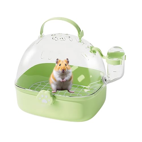 Hobngmuc Hamster Transportbox | Tragbare Kleintierbox Mit Trinkflasche | Atmungsaktive Vogeltransporttasche Für Igel Chinchillas Unzertrennliche Nymphensittiche Wellensittiche Aras Sittiche Hobngmuc Hamster Transportbox | Tragbare Kleintierbox Mit Trinkflasche | Atmungsaktive Vogeltransporttasche Für Igel Chinchillas Unzertrennliche Nymphensittiche Wellensittiche Aras Sittiche von Hobngmuc