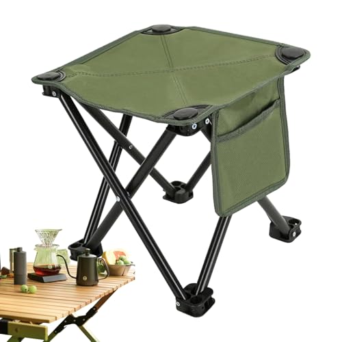 Hobngmuc Klapphocker für den Außenbereich, Oxford-Stoff, Picknick-Klappstuhl, bequemer Campingsitz für Gartenarbeit, Outdoor, , Spazierengehen, Gartenarbeit, Grillen Hobngmuc Klapphocker für den Außenbereich, Oxford-Stoff, Picknick-Klappstuhl, bequemer Campingsitz für Gartenarbeit, Outdoor, , Spazierengehen, Gartenarbeit, Grillen von Hobngmuc