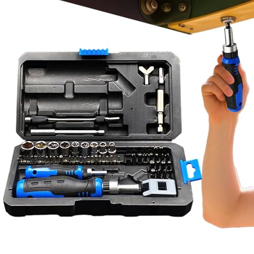 Hobngmuc Magnetischer Ratschendreher Satz - 69 In 1 Kraftdreher Set 175 cm - Präzisionswerkzeug Mit Rutschfestem Ergonomischem Griff Für Haushalt Elektro Sanitär Kfz Hobngmuc Magnetischer Ratschendreher Satz - 69 In 1 Kraftdreher Set 175 cm - Präzisionswerkzeug Mit Rutschfestem Ergonomischem Griff Für Haushalt Elektro Sanitär Kfz von Hobngmuc