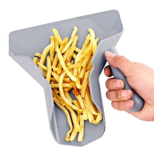 Hobngmuc Pommes Schaufel für Restaurants | Fritteusen Schaufel - Handsieb Für Küche Haushalt Gewerbe Essen Service Huhn Fisch Snacks Küchenhelfer Zum Servieren Von Mahlzeiten von Hobngmuc