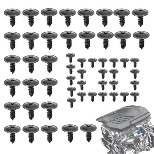 Hobngmuc Selbstschneidende Schrauben,100 Teile Schrauben Sortiment Set | Fahrzeug Befestigungssatz für Werkstatt Haushaltsbedarf Hobngmuc Selbstschneidende Schrauben,100 Teile Schrauben Sortiment Set | Fahrzeug Befestigungssatz für Werkstatt Haushaltsbedarf von Hobngmuc