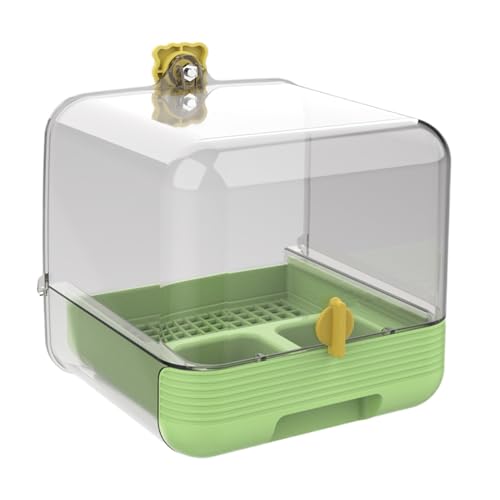 Hobngmuc Sittich Vogeltränke Ausziehbare Nymphensittich-Futterstation Transparent 2 in 1 Schüssel Schnelle Reinigung für drinnen oder draußen auf Deck Garten Haustier Hobngmuc Sittich Vogeltränke Ausziehbare Nymphensittich-Futterstation Transparent 2 in 1 Schüssel Schnelle Reinigung für drinnen oder draußen auf Deck Garten Haustier von Hobngmuc