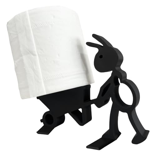 Hobngmuc Toilettenpapierhalter Ständer | Tischrollenhalter Für Papierständer,Ameisenförmiger Stehender Serviettenhalter Für Küche Schlafzimmer Hotel Bad von Hobngmuc
