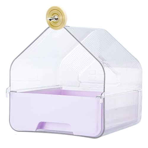 Hobngmuc Transparent Vogelhaus Fensterscheibe - Dekoratives Futterhaus, Badebereich Mit Transparenter Sicht | Einfache Nachfüllung & Reinigung Für Balkon, Terrasse & Garten​ von Hobngmuc