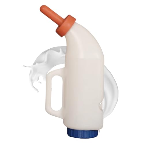 Hobngmuc Ziegenflaschen zum Füttern, Lammfütterungsflasche | Milchfutterflaschen mit klarer Skala | Kälber mit großer Kapazität füttern Behälter mit Skalierung, Getränkeversorgung für Junge Tiere von Hobngmuc