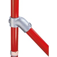 45°-Verbinder, 1 Durchgang, 1 Abgang, Außen-Ø Rohr 42,4 mm von Kee® Klamp